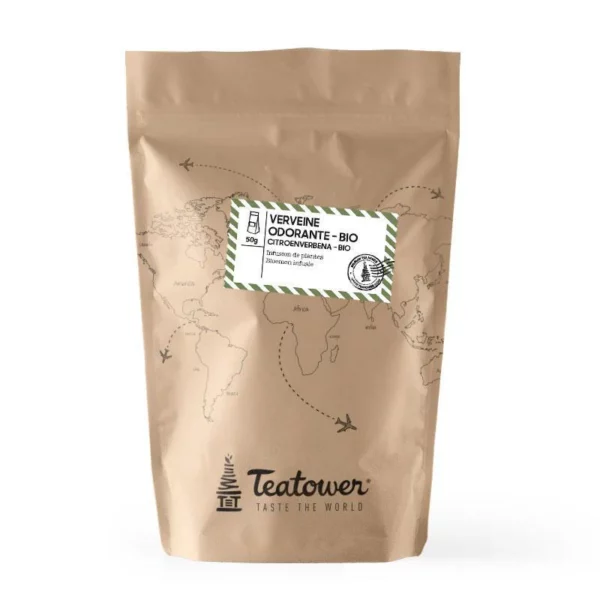 Infusion de plantes douce et citronnée - Verveine odorante BIO - Teatower BE-BIO-01